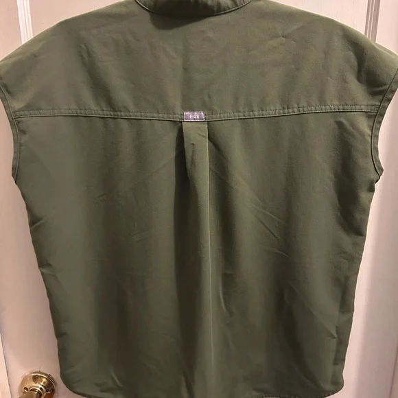 Figs Rafaela oversized scrub top Dark Olive women extra  small - Picture 3 of 7